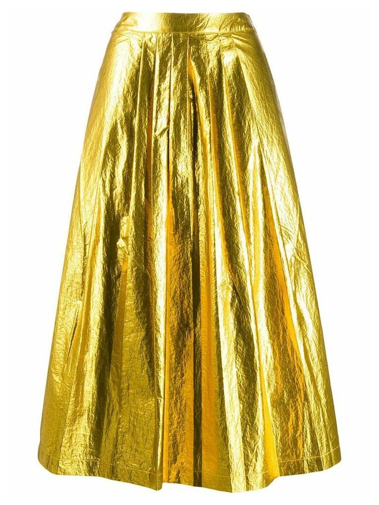 Essentiel Antwerp Vayacon pleated skirt - Yellow