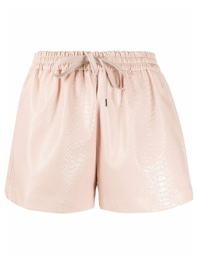 Nº21 textured short shorts - PINK