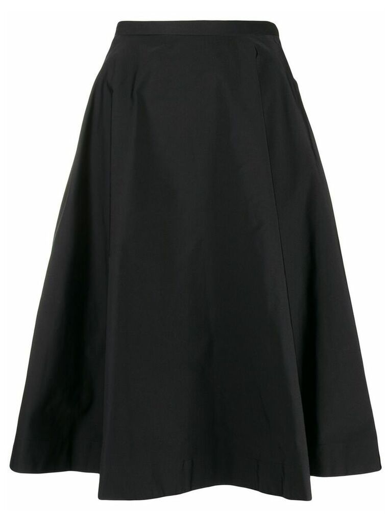 Nº21 high-waisted flared skirt - Black