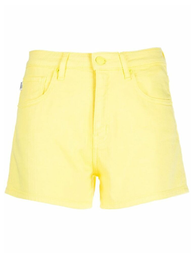 Love Moschino slim fit shorts - Yellow