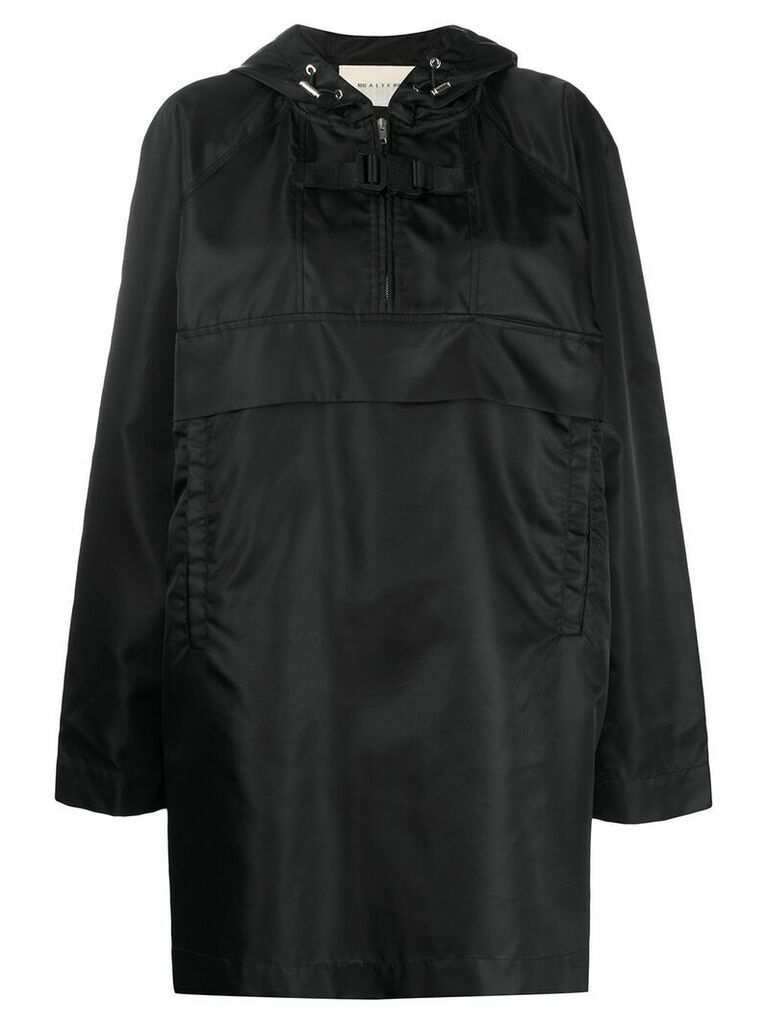 1017 ALYX 9SM boxy fit hooded coat - Black