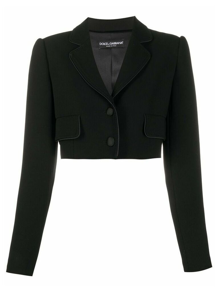 Dolce & Gabbana cropped blazer - Black