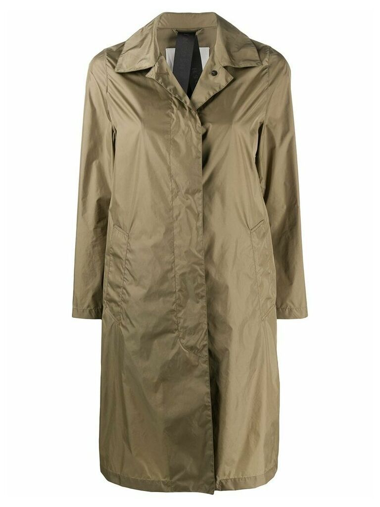 Mackintosh Dunkeld single-breasted raincoat - NEUTRALS