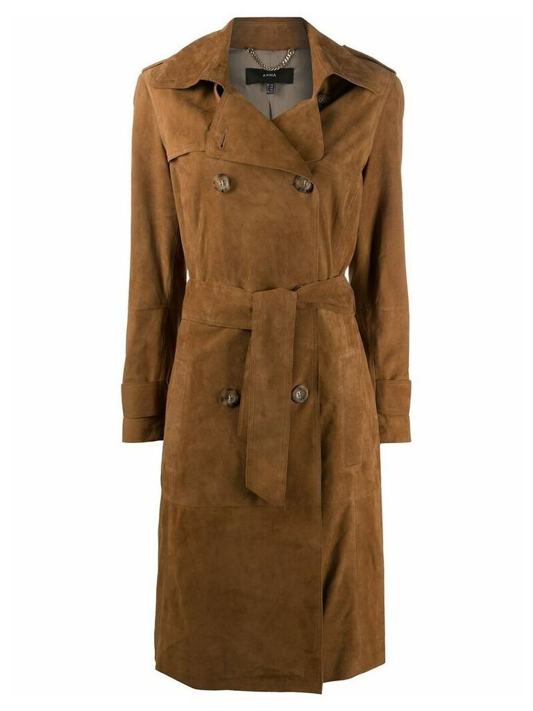 Arma Lorenza trench coat - Brown
