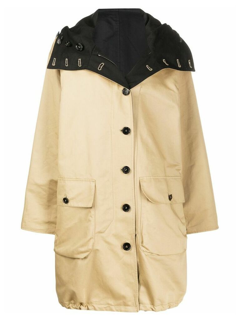 Marni reversible belted trench coat - Neutrals
