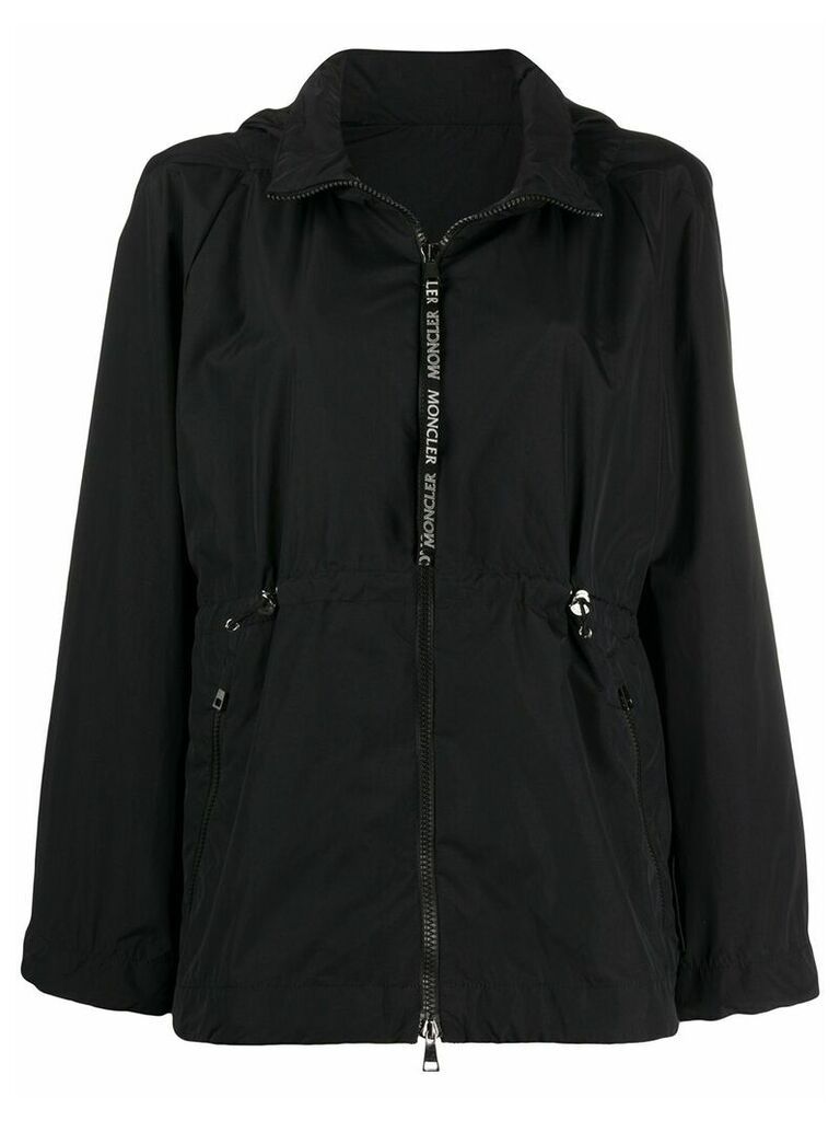 Moncler flared zip-up jacket - Black