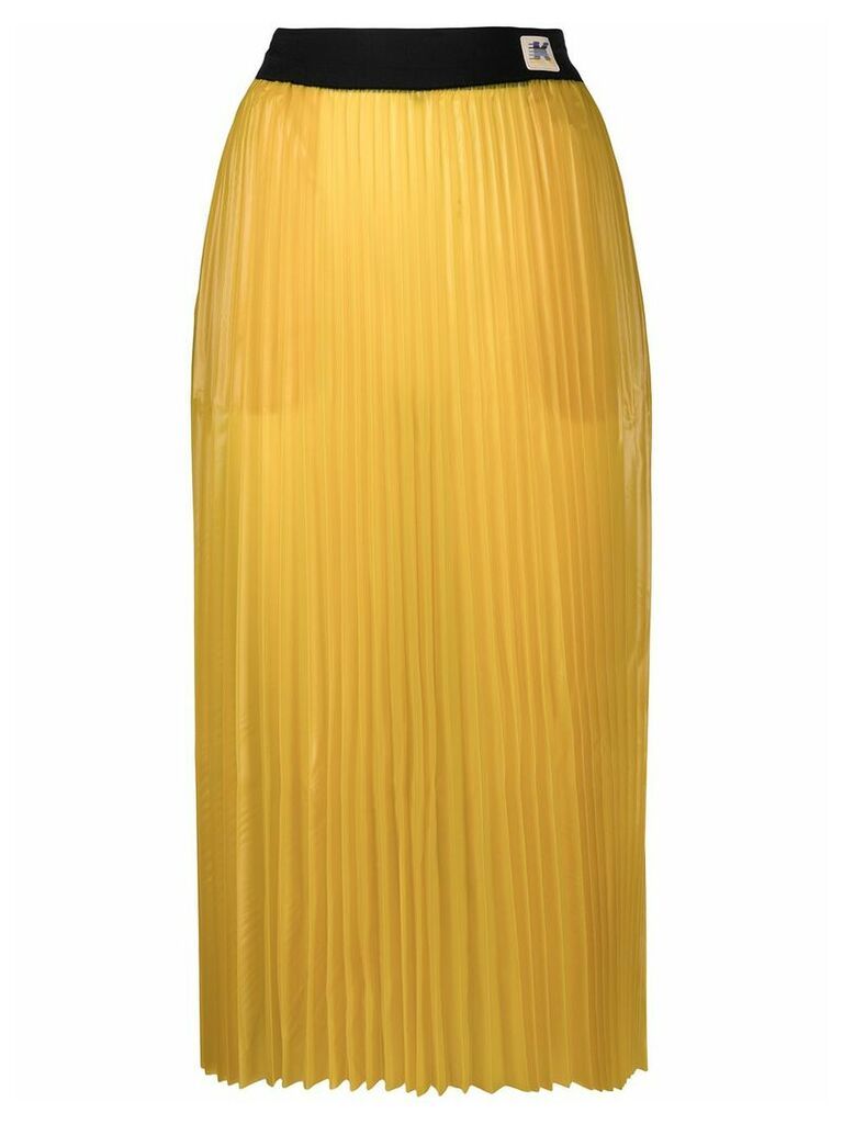 Kappa Kontroll pleated skirt - Yellow