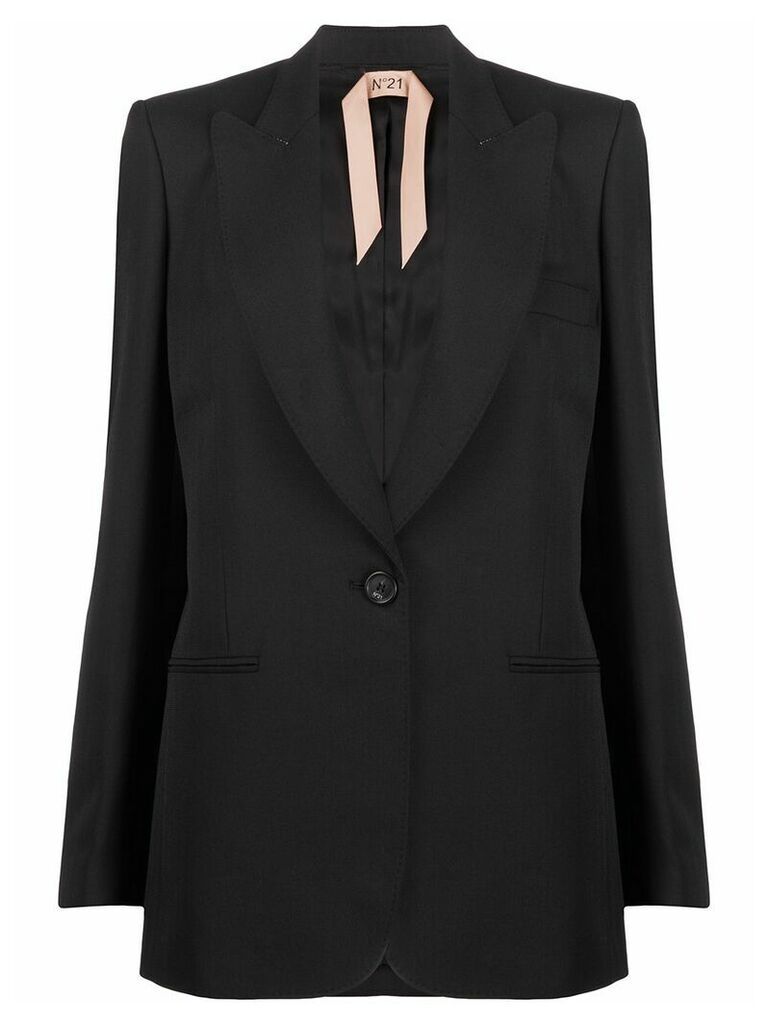 Nº21 Tailored one button blazer - Black