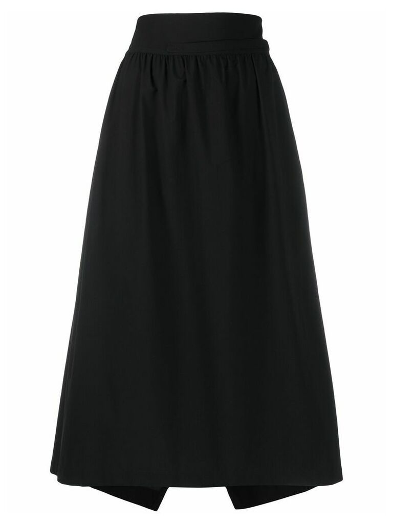 Y-3 high-waisted midi skirt - Black
