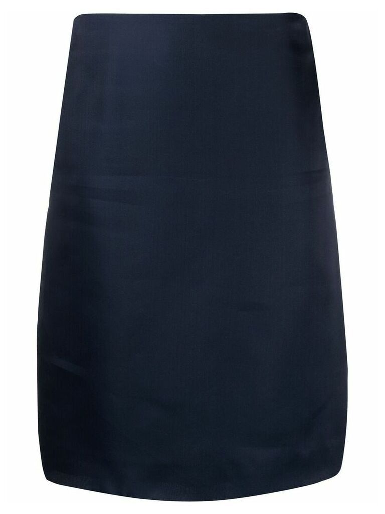 Nina Ricci high-waisted pencil skirt - Blue