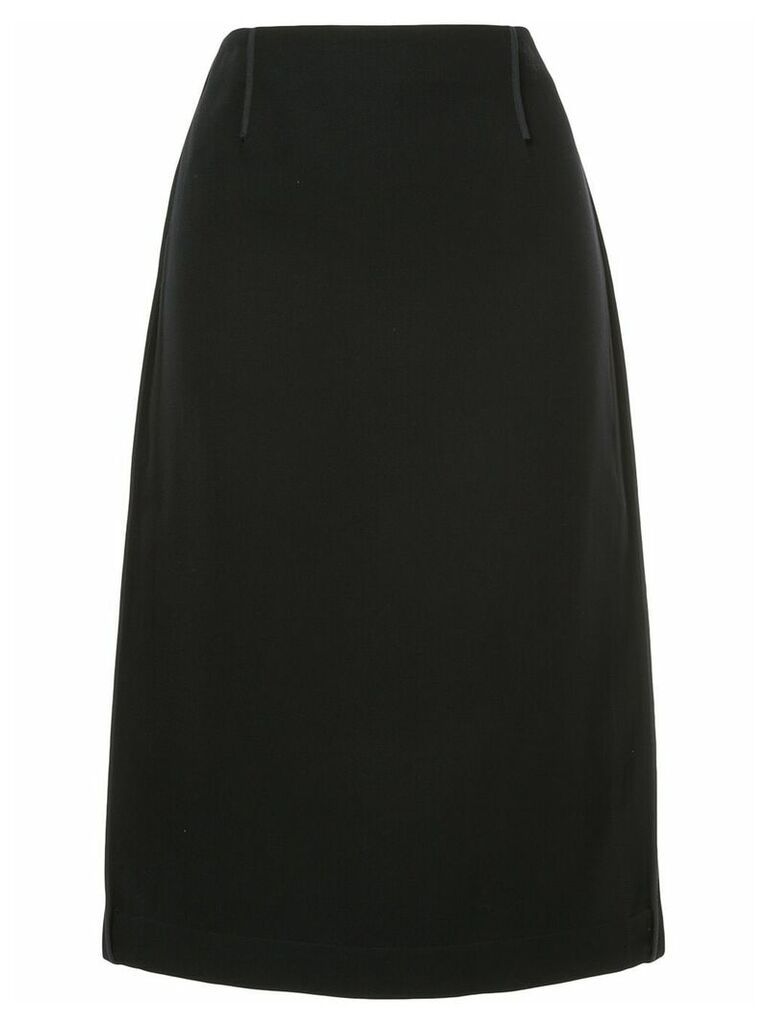 Marni high waisted straight skirt - Black