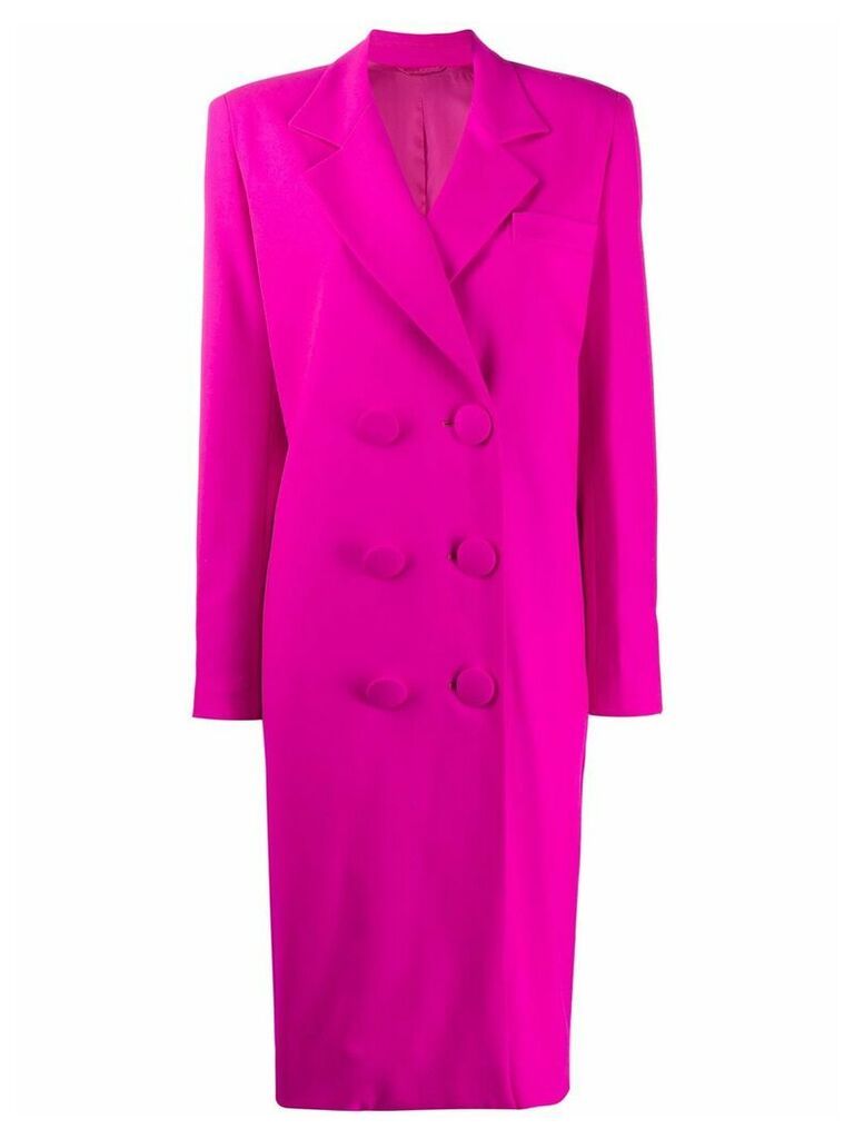 The Attico double breasted coat - PINK