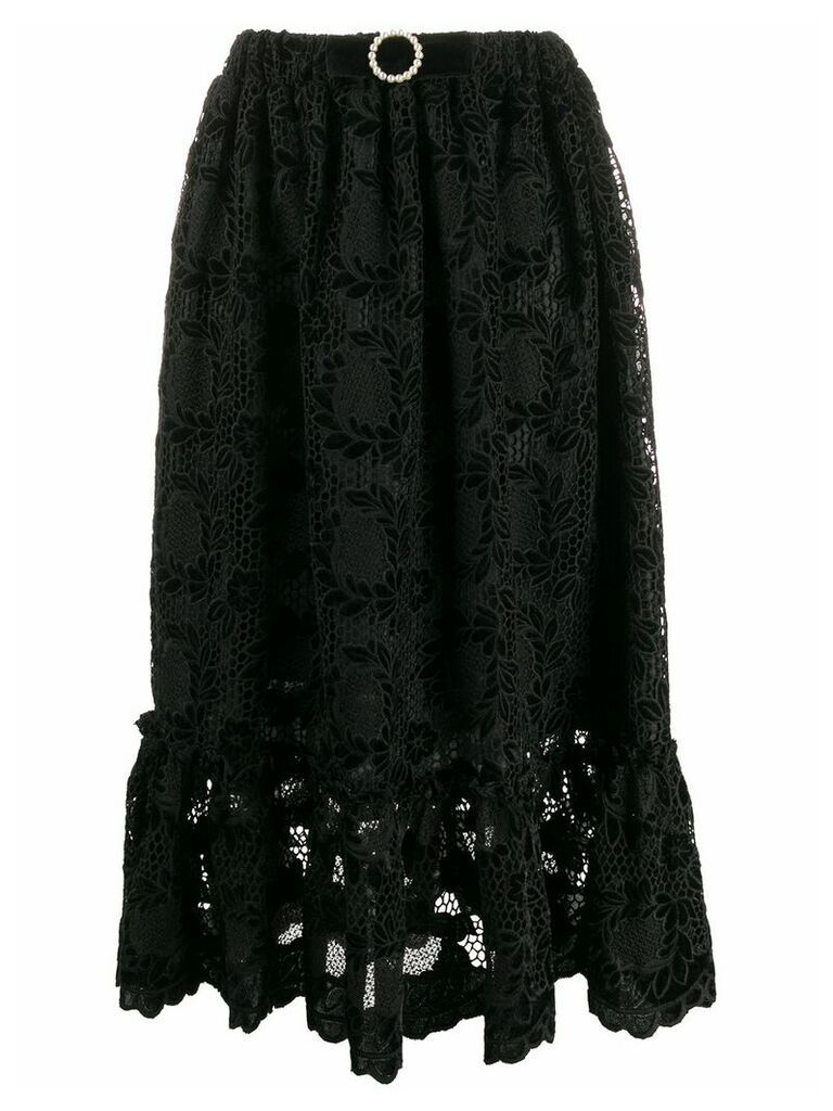Shrimps lace skirt - Black