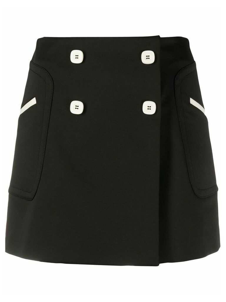 Vivetta double-breasted skirt - Black