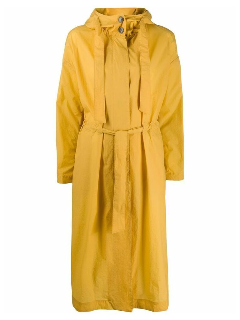 Herno hooded parka coat - Yellow