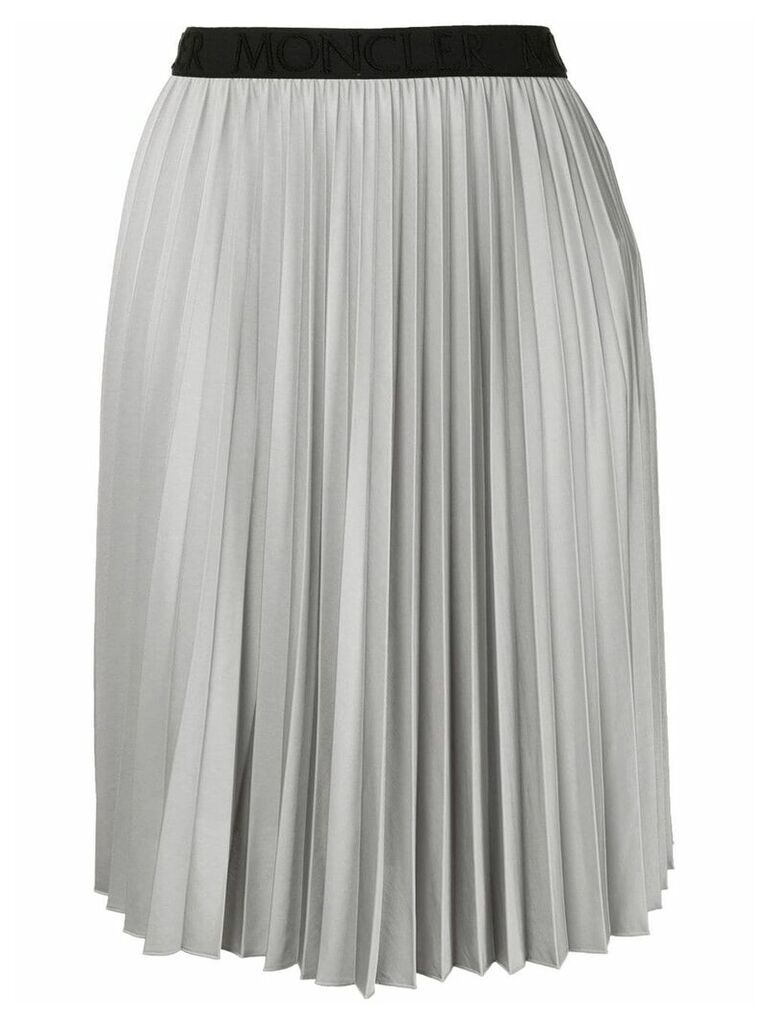 Moncler short pleated skirt - Grey