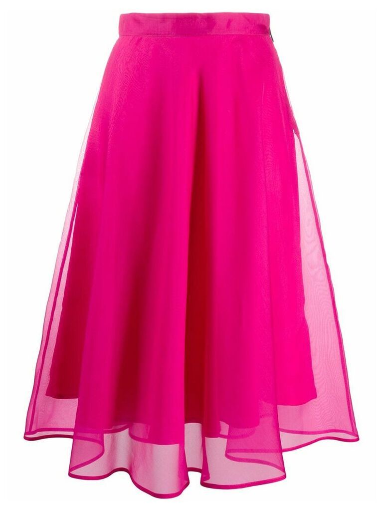 MSGM high-waisted midi skirt - PINK
