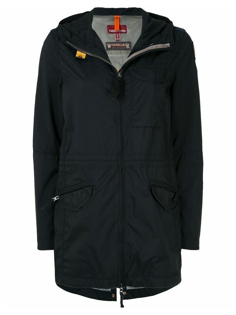 Parajumpers zip-up hooded parka - Blue