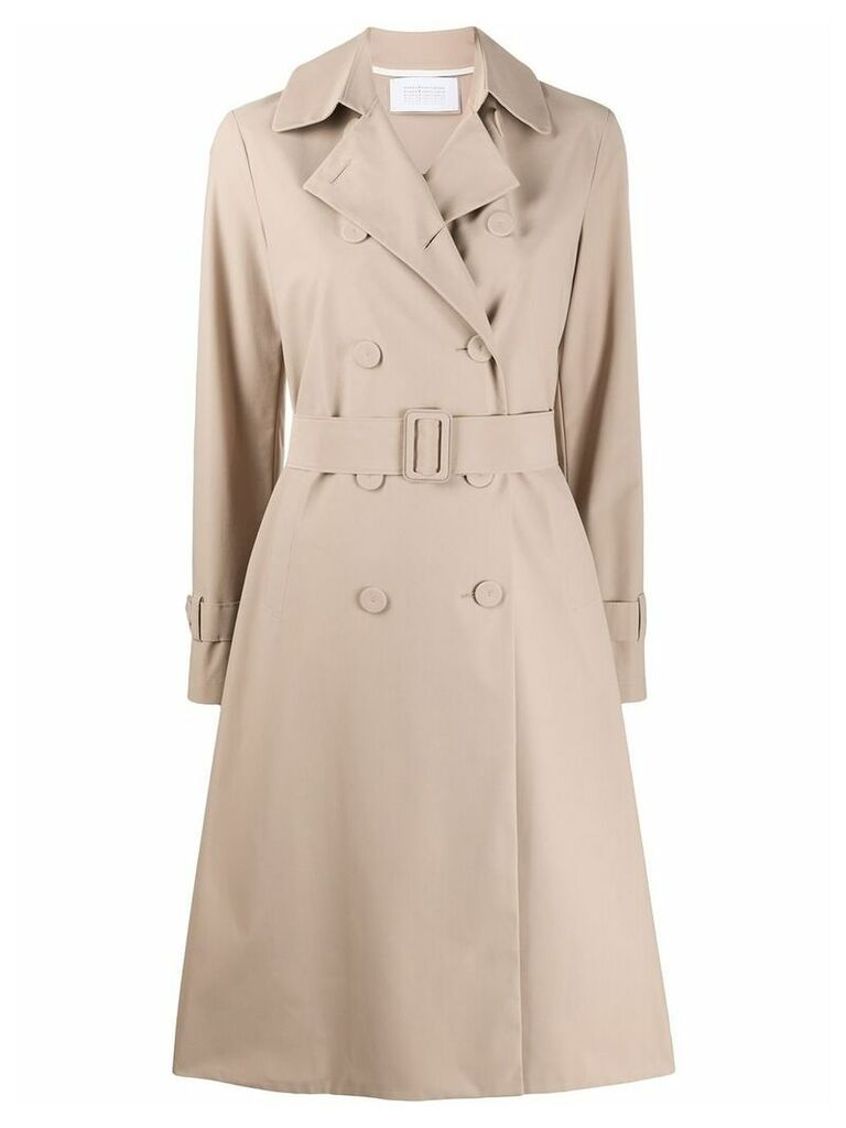 Harris Wharf London double-breasted trench coat - Neutrals
