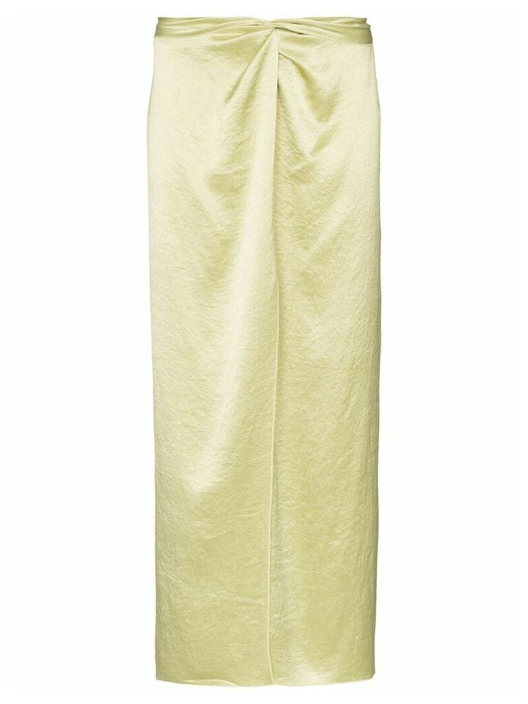 Nanushka Samara slit skirt - Green