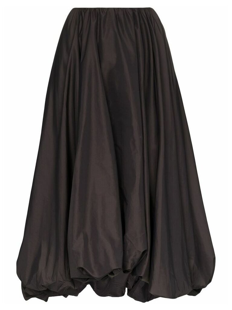 STAUD Mariposa midi skirt - Black