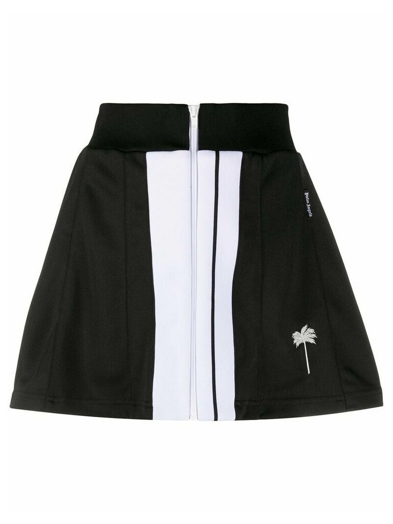 Palm Angels zipped short skirt - Black