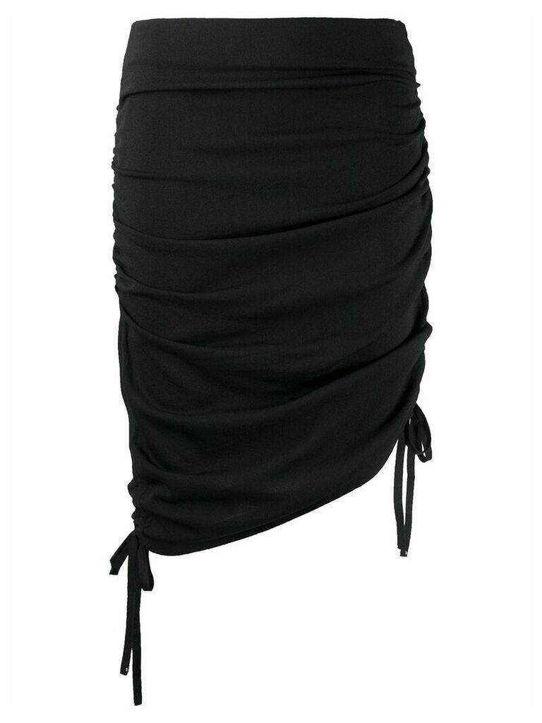 Laneus ruched detail skirt - Black