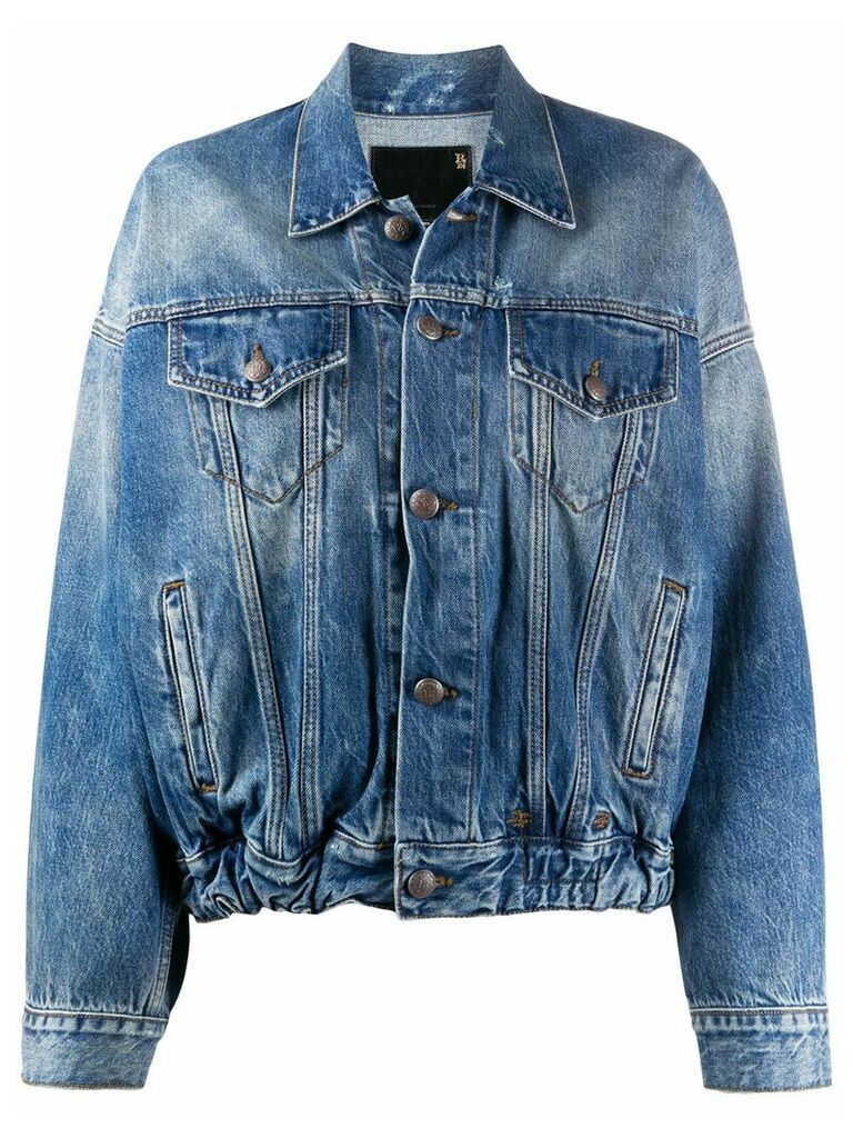 R13 stonewashed denim jacket - Blue