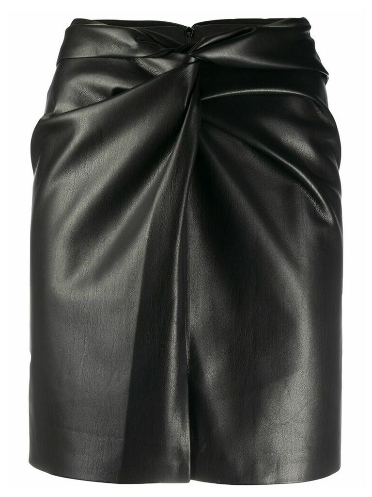 Nanushka Milo knotted skirt - Black