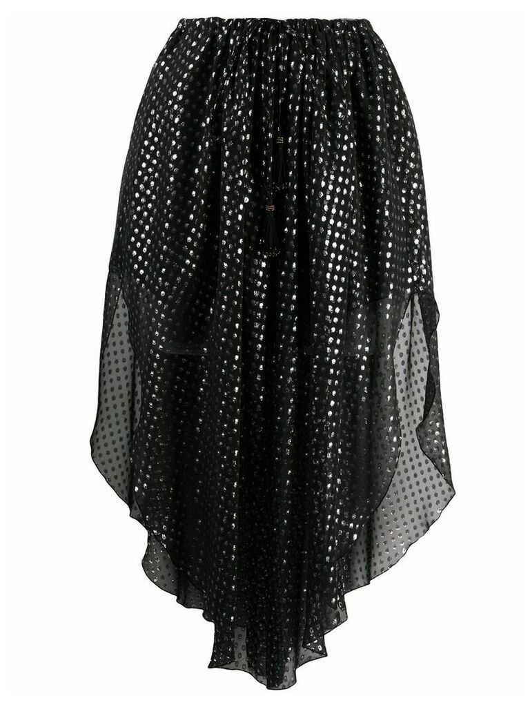 Etro dotted pull-on skirt - Black