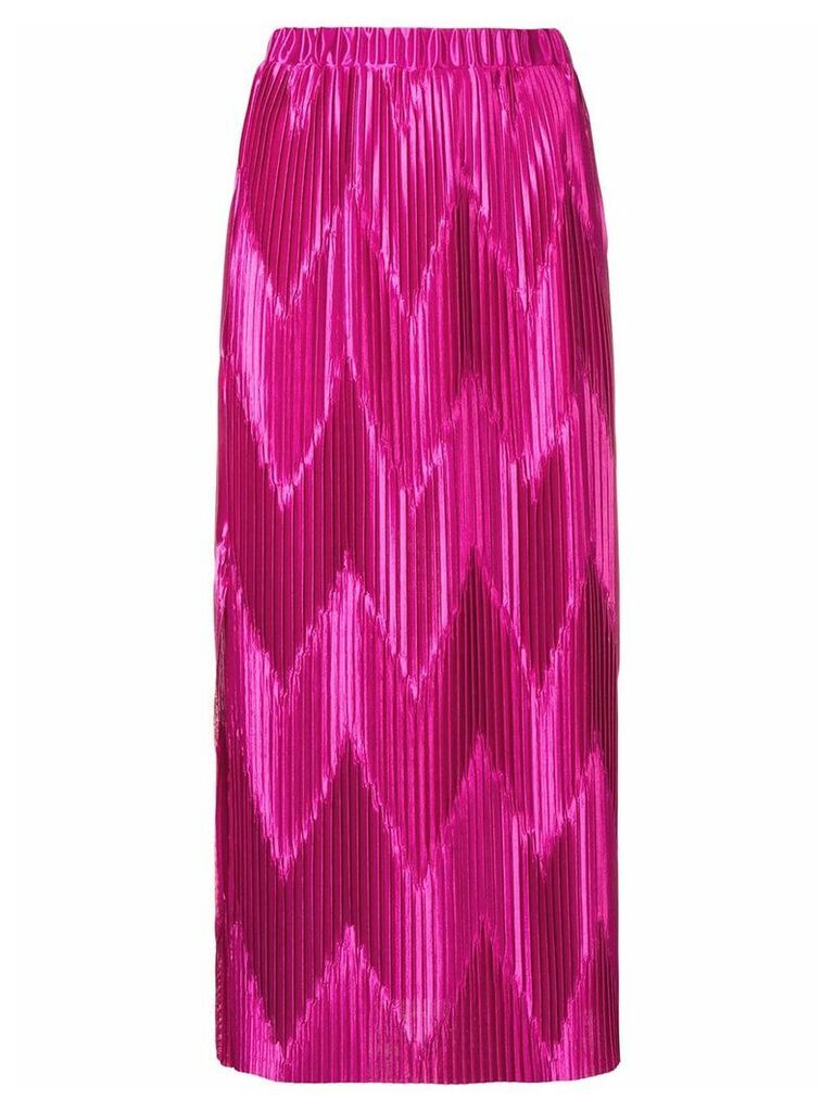 Givenchy zig-zag pleated skirt - PINK