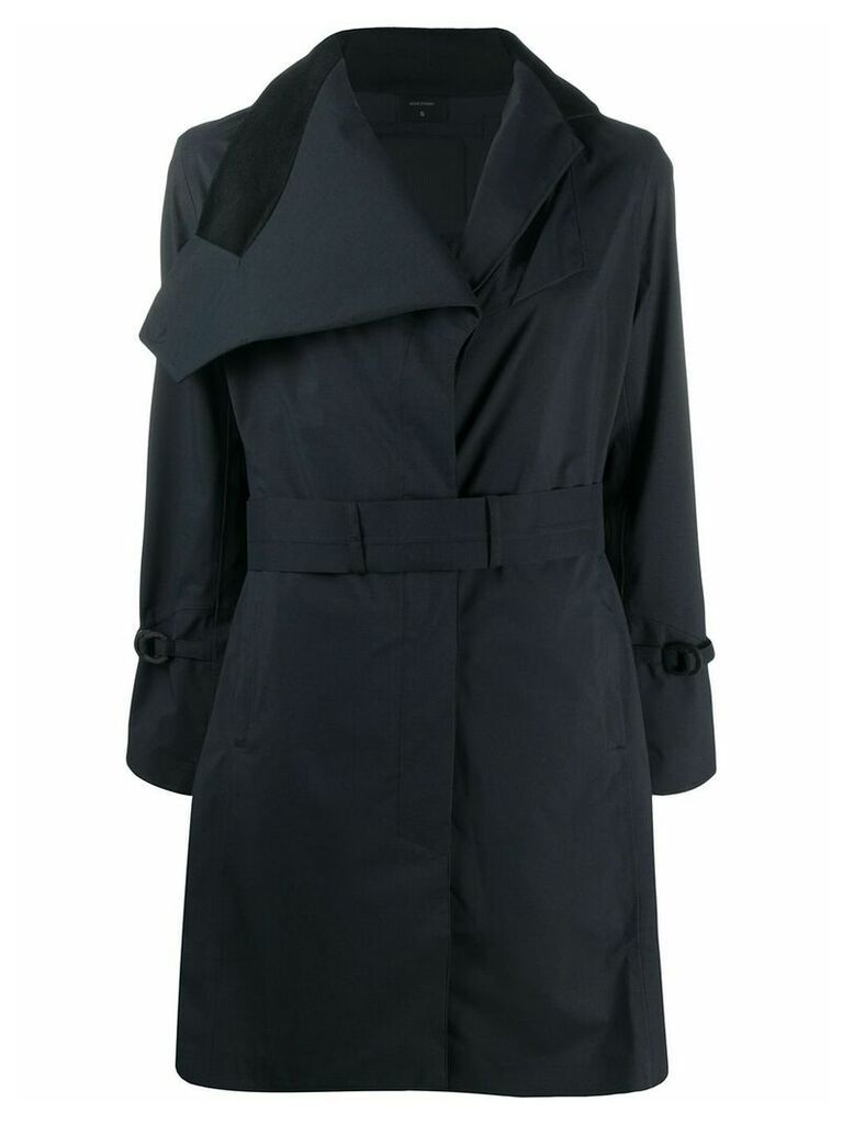 Norwegian Rain belted trench coat - Black