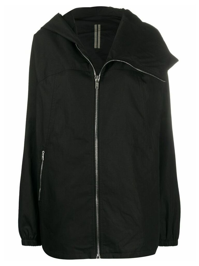 Rick Owens DRKSHDW oversized hooded coat - Black