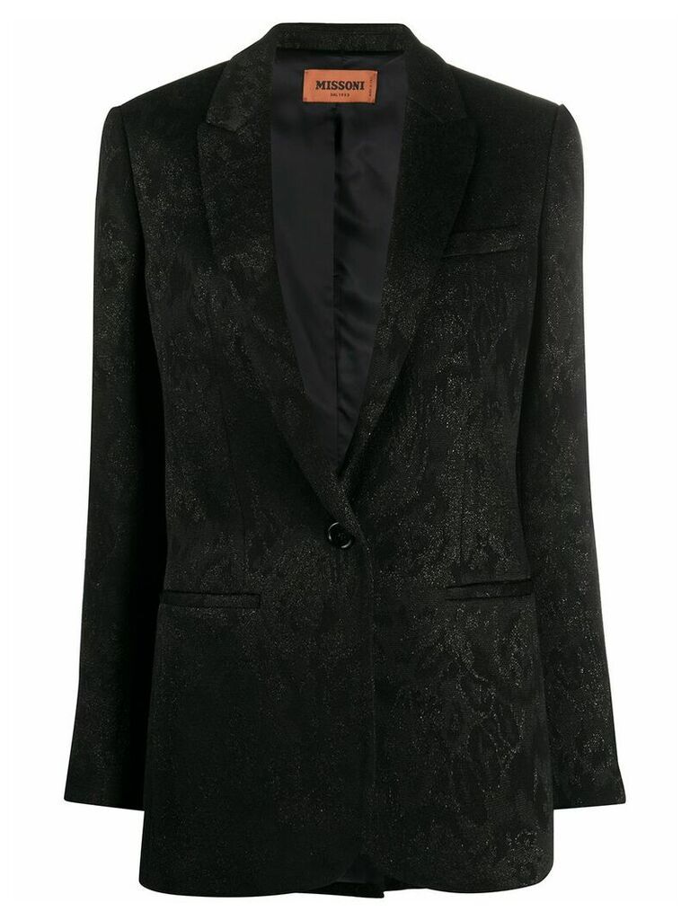 Missoni jacquard blazer - Black