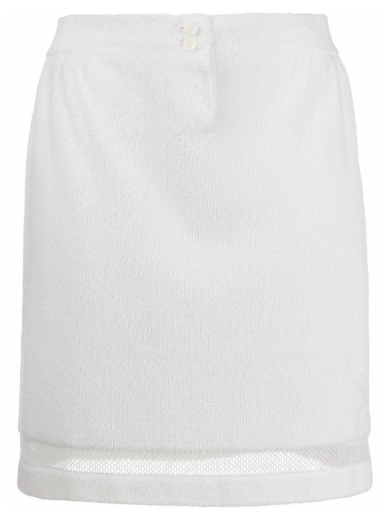 Barrie high waisted skirt - White
