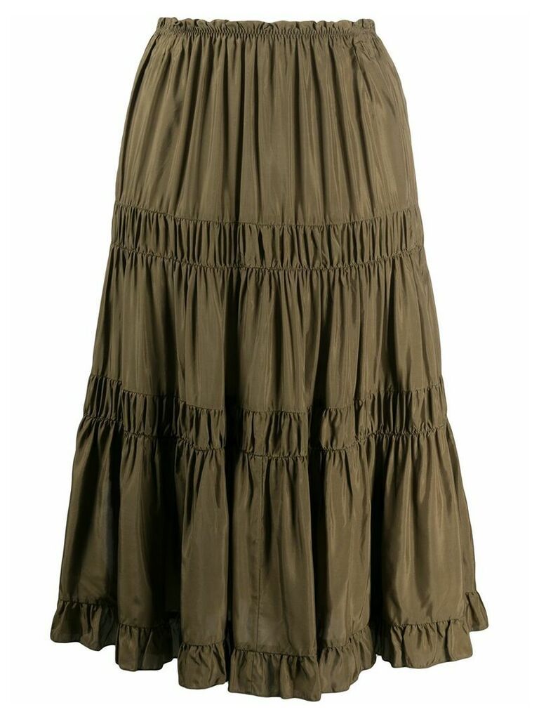 See by Chloé tiered skirt - Green