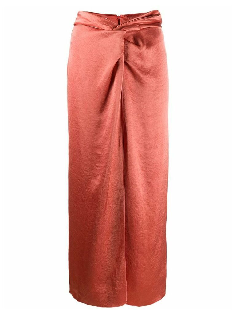 Nanushka Samara high-waisted skirt - Brown