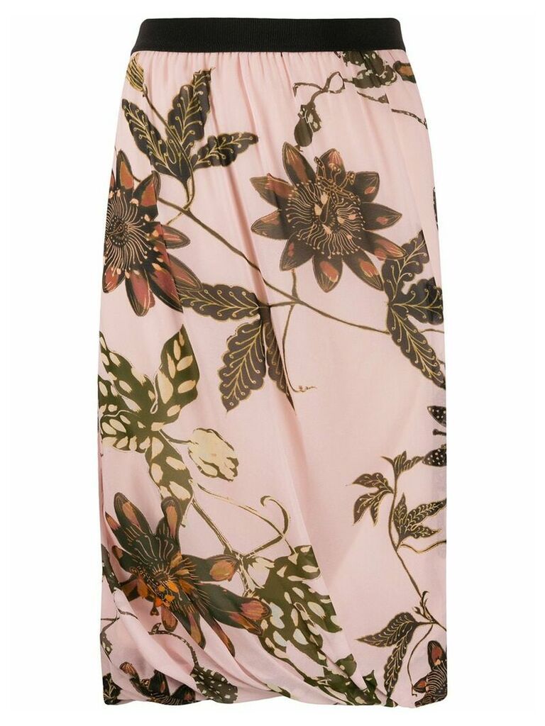 Dorothee Schumacher floral print skirt - PINK