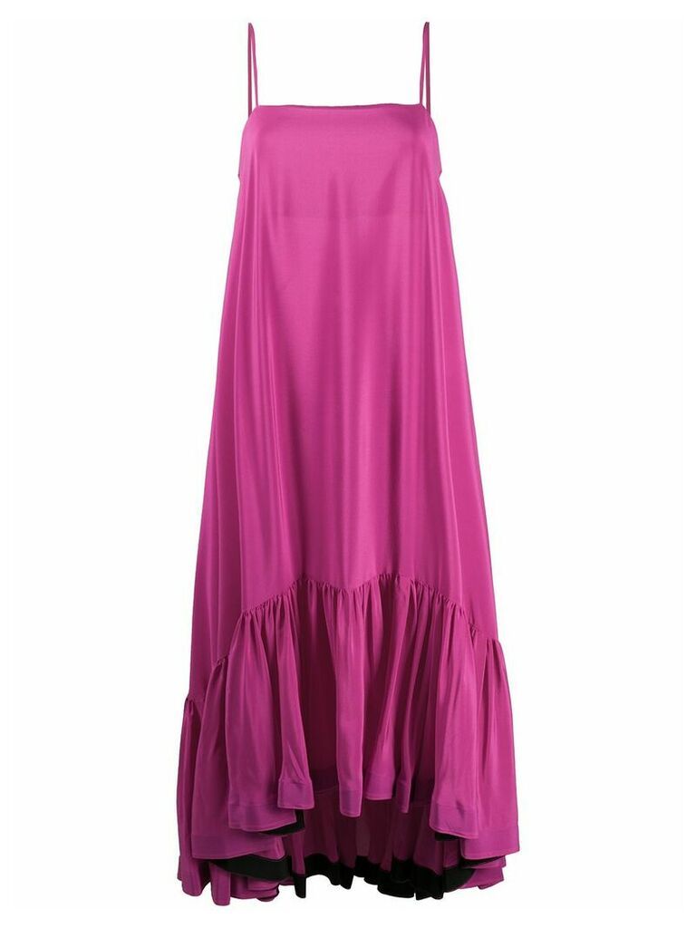 Gianluca Capannolo flared dress - PINK