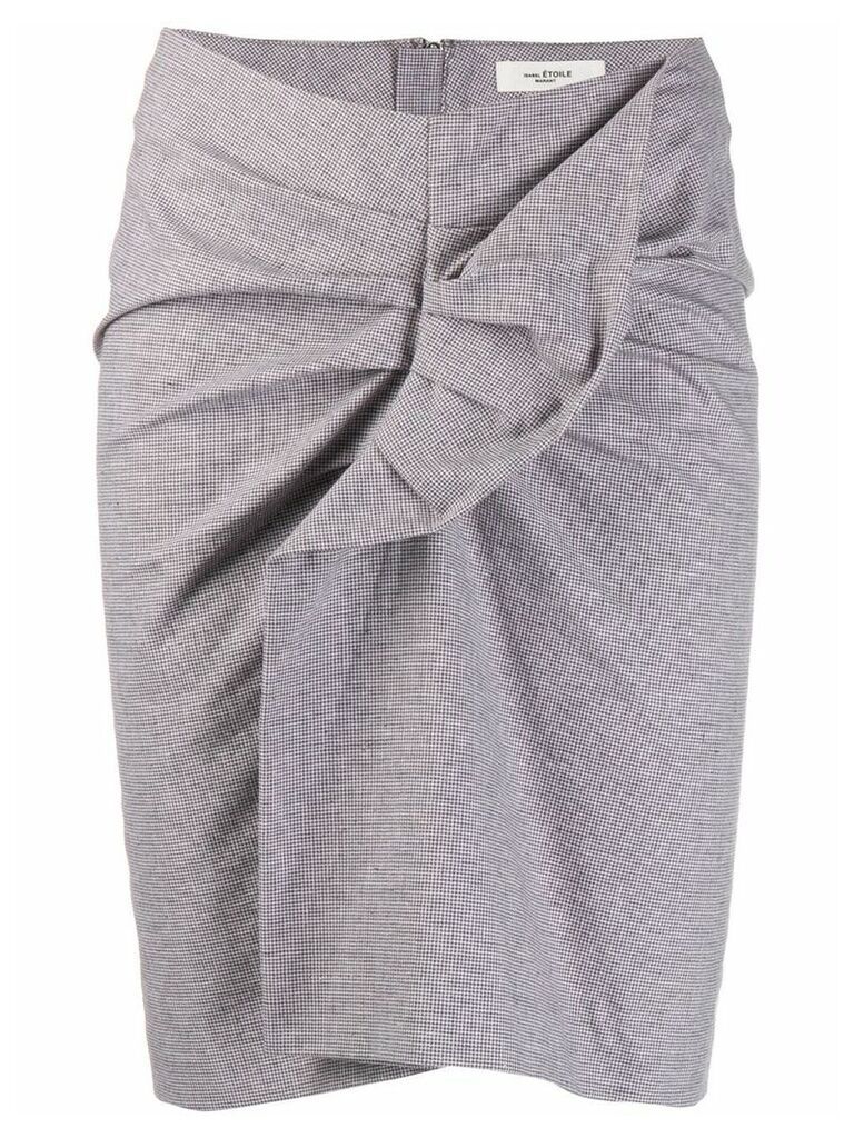 Isabel Marant Étoile Ines knot detail skirt - PURPLE