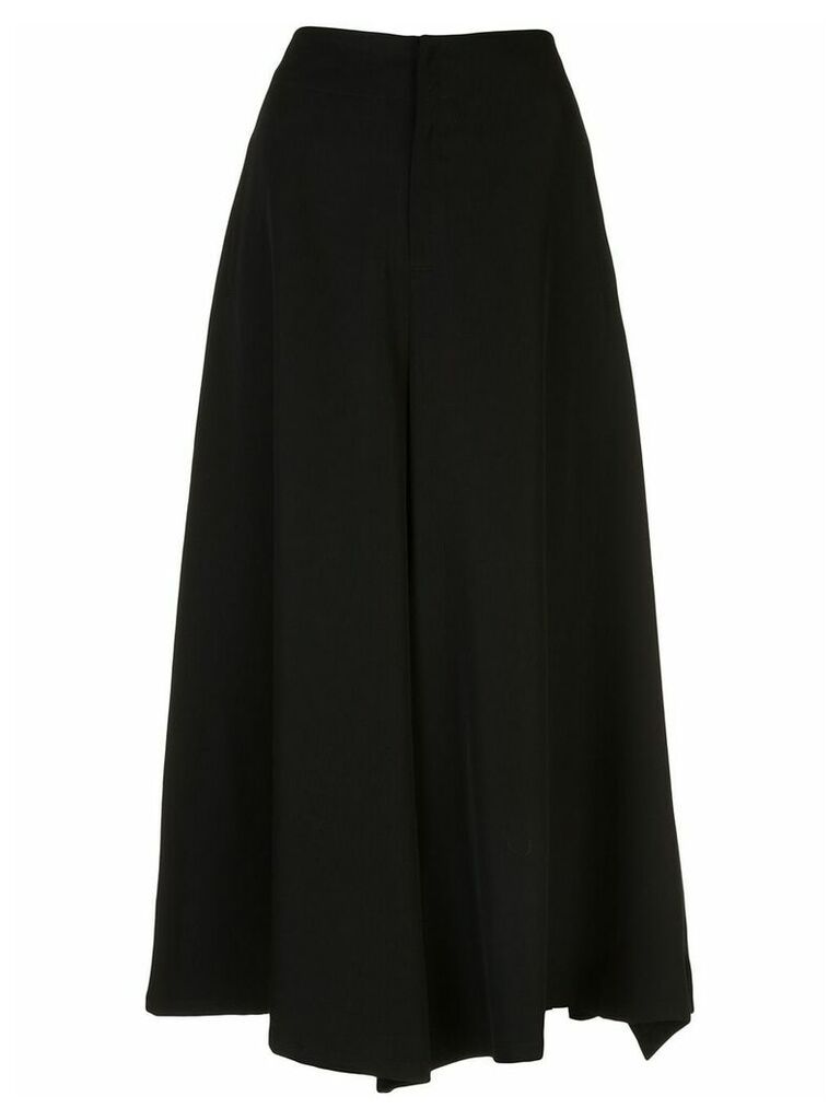 Yohji Yamamoto full shape long skirt - Black