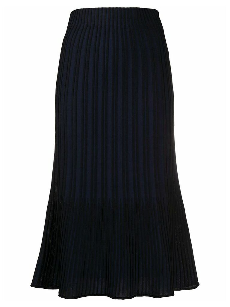 M Missoni ribbed-knit midi skirt - Blue