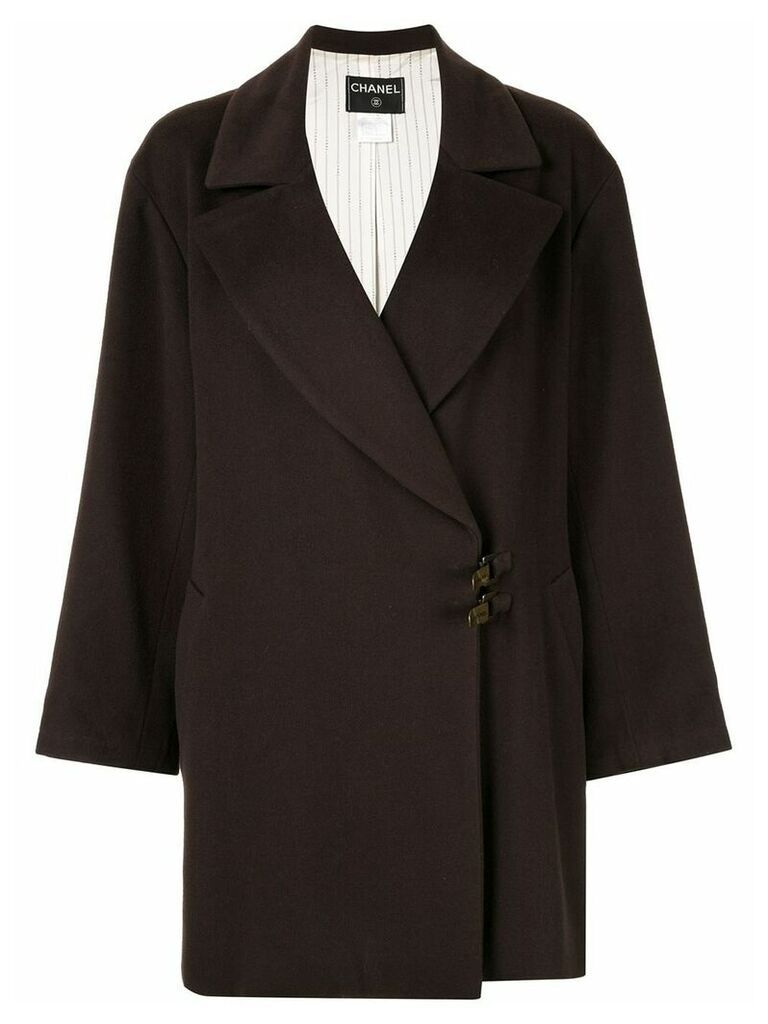 Chanel Pre-Owned cashmere coat - Brown