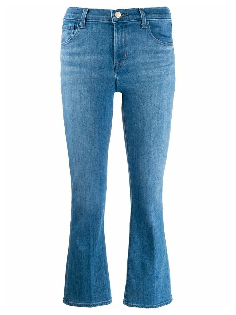 J Brand Selena cropped jeans - Blue