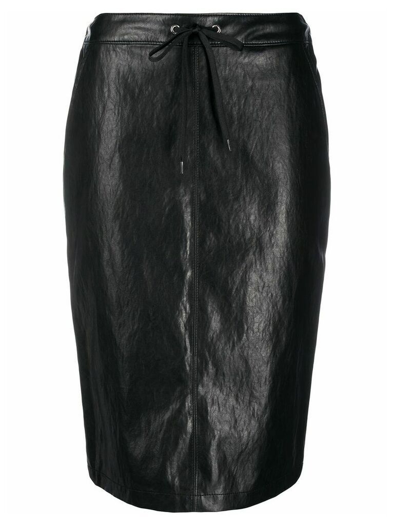 Pinko faux leather pencil skirt - Black