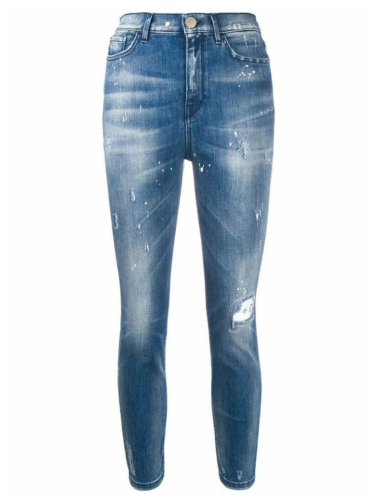 Pinko distressed slim fit jeans - Blue