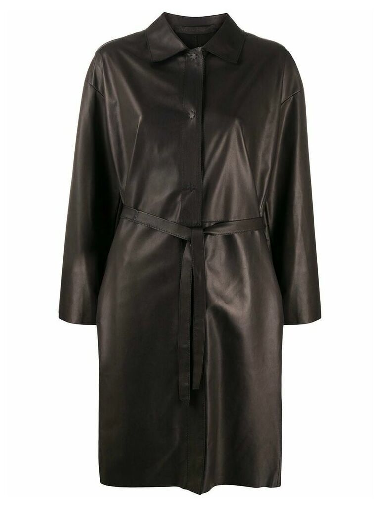 Salvatore Santoro single breasted coat - Black