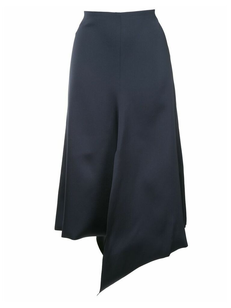 Tibi asymmetric draped skirt - Blue