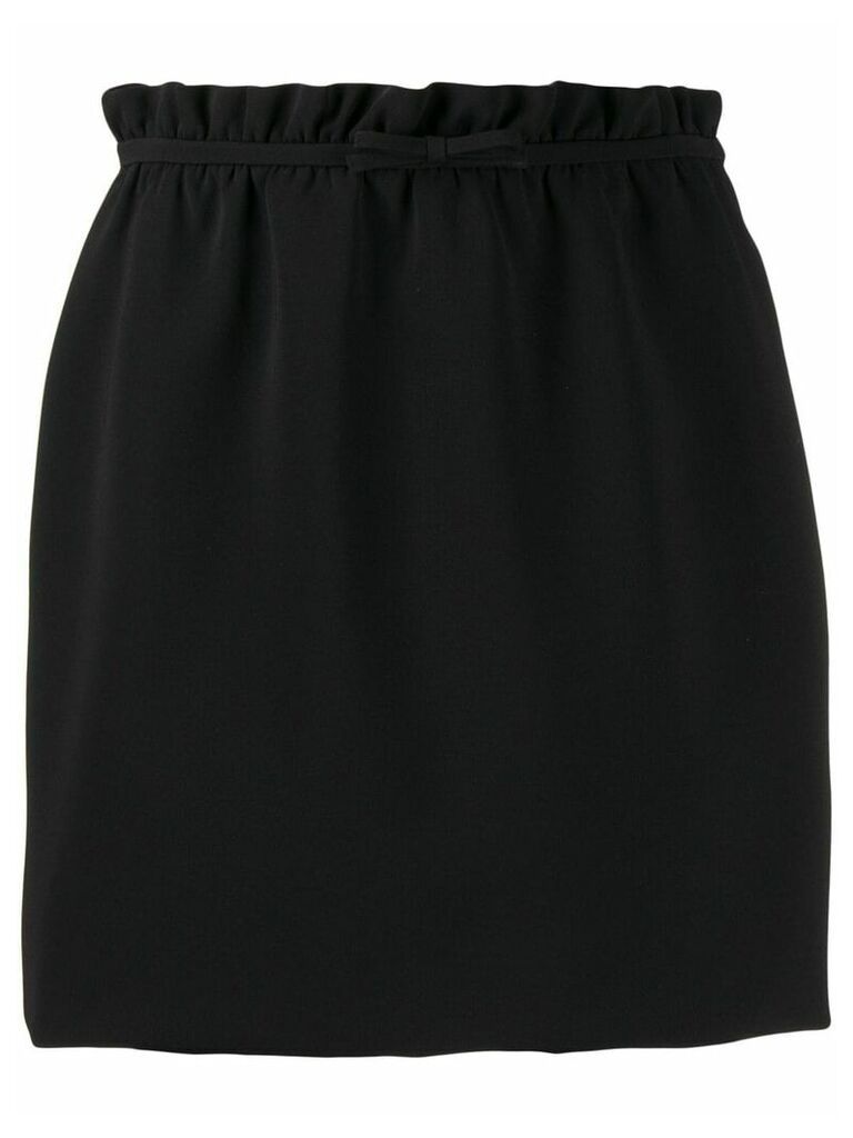 Miu Miu ruched waist skirt - Black
