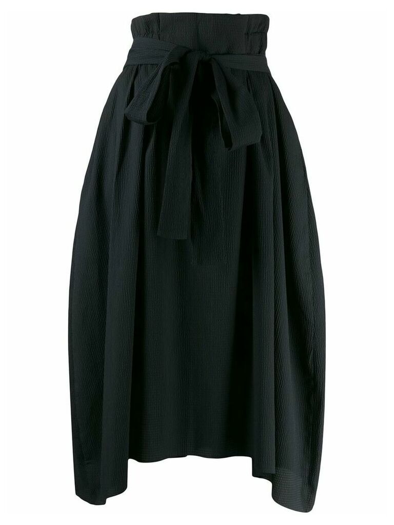Henrik Vibskov Exhale textured asymmetric skirt - Black
